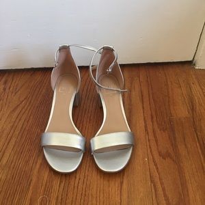 GAP Silver Block Heel